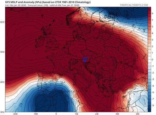 europe high pressure