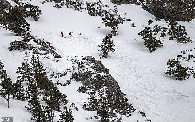 Click to enlarge At least one skier is dead and another is injured