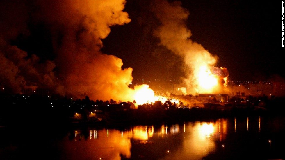 bomb missiles baghdad ira war