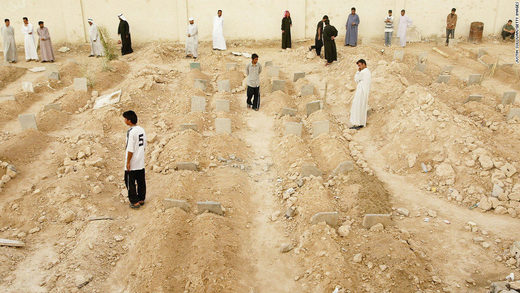 baghdad soccer field cemetary
