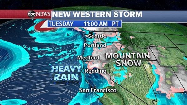 West coast storm