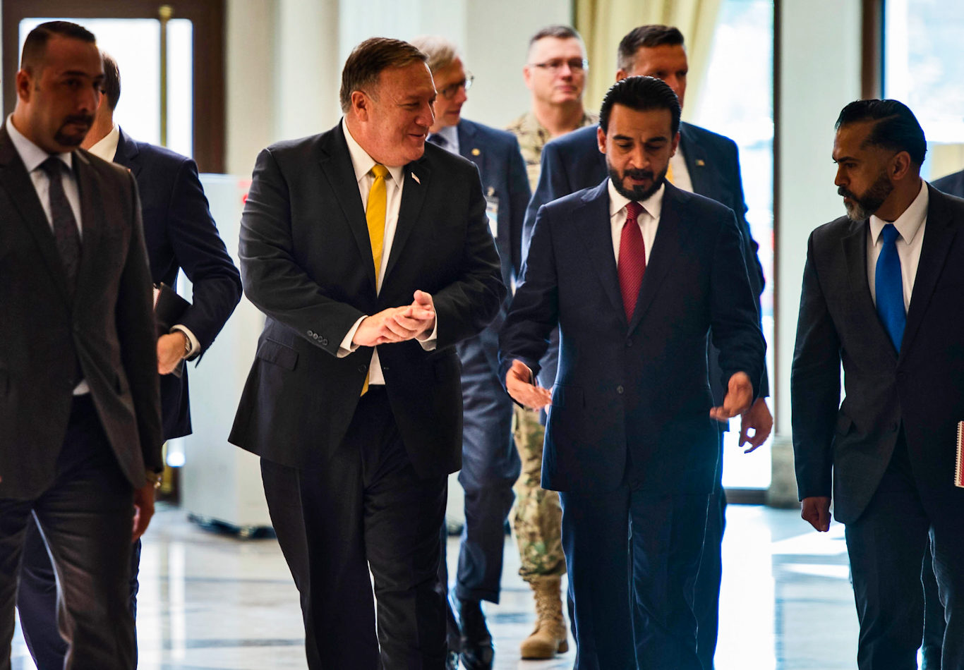 Click to enlarge Pompeo Iraq