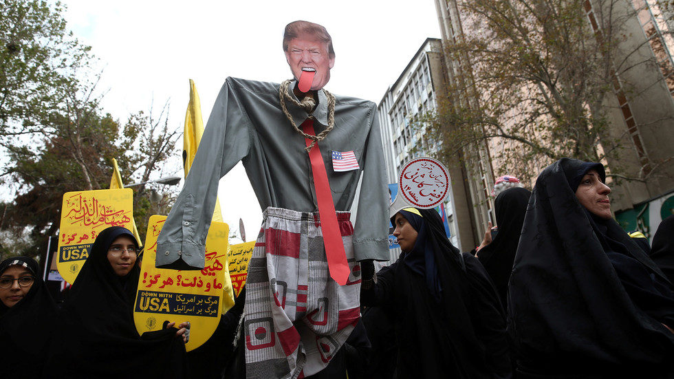 Iran protest Trump