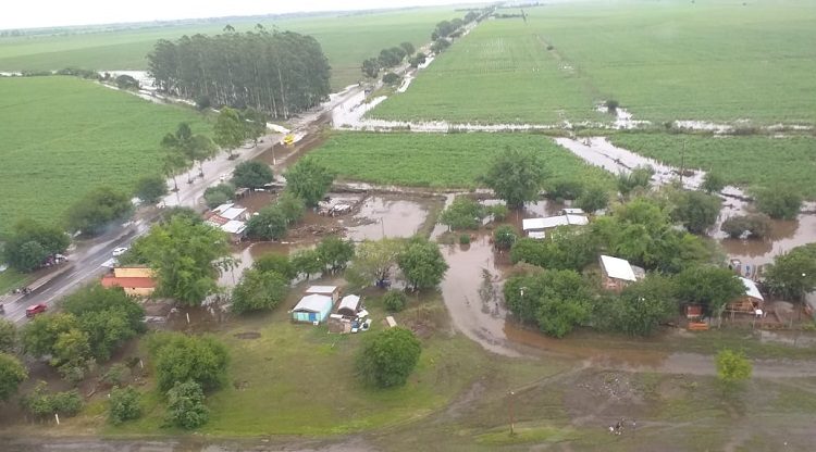 Floods affected urban and rural areas of Tucumán, Argentina, January 2020.