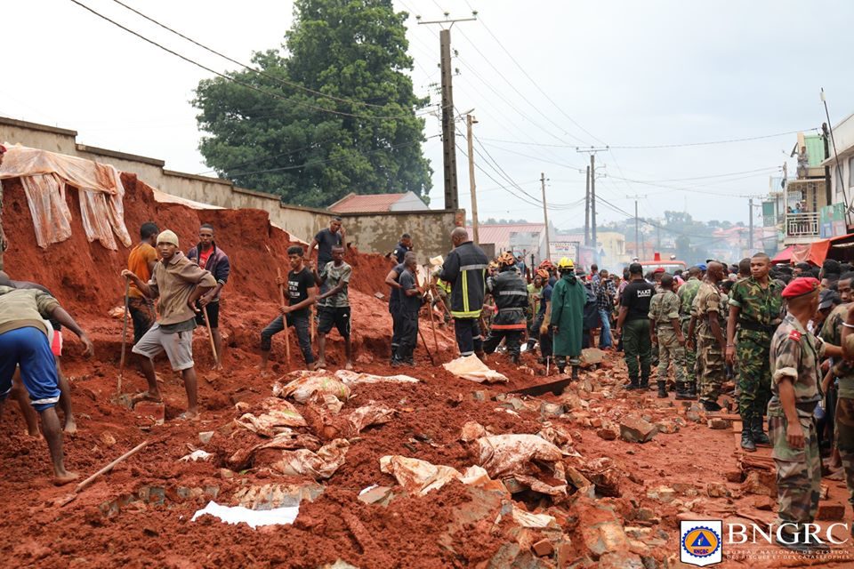 Heavy rain caused flash floods and landslides in parts of Antananarivo, Madagascar, 08 January 2020.