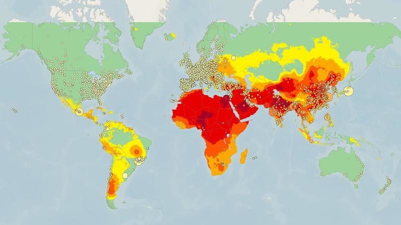 world pollution map
