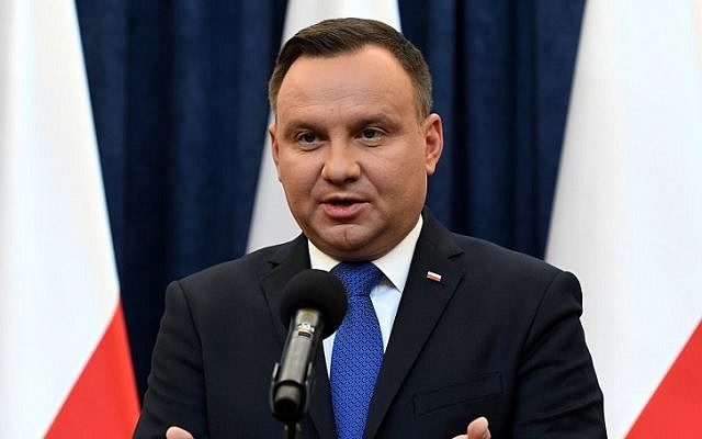 Click to enlarge Poland President Andrzej Duda