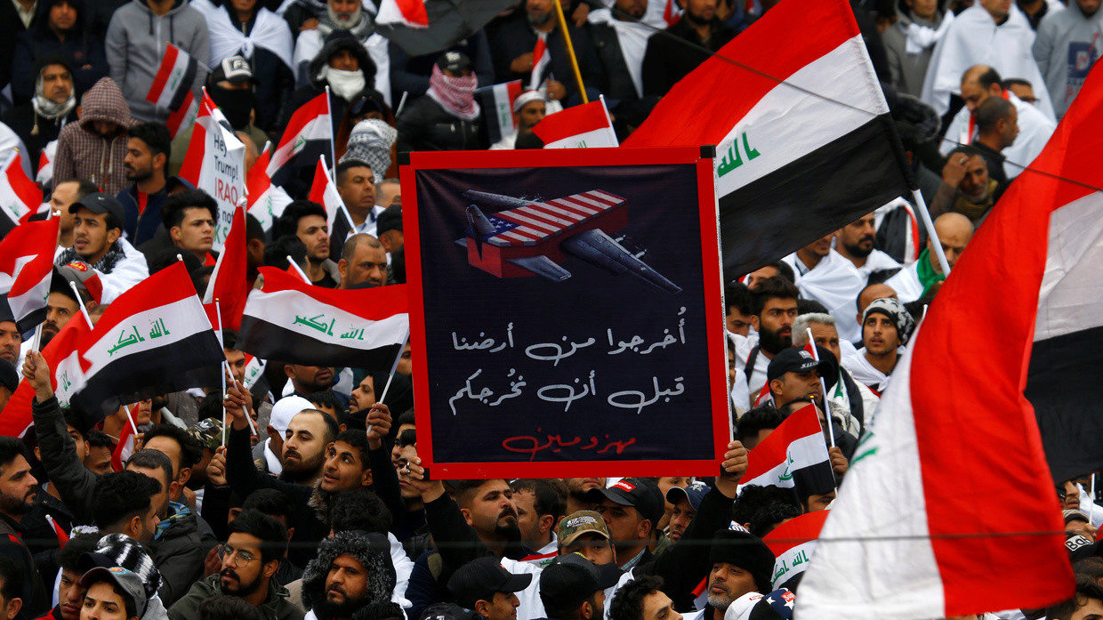 Click to enlarge iraq protest us troops