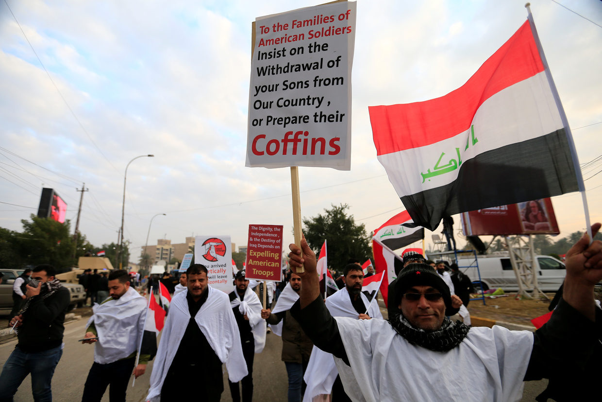 Click to enlarge iraq protest us troops