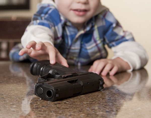 Child with gun