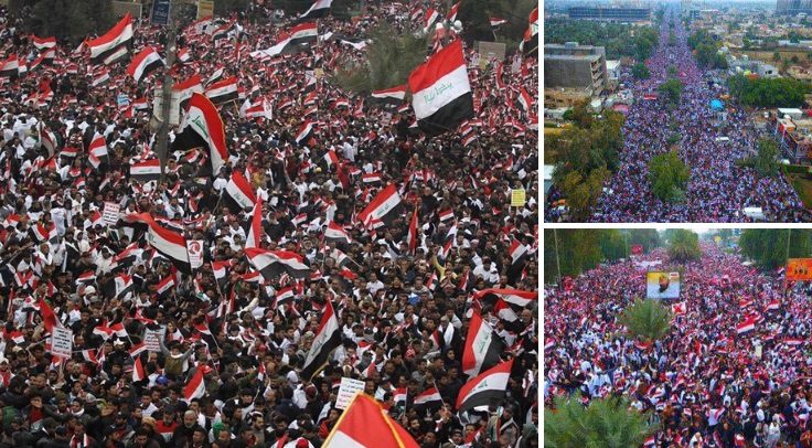 Thousands of Iraqis Protest