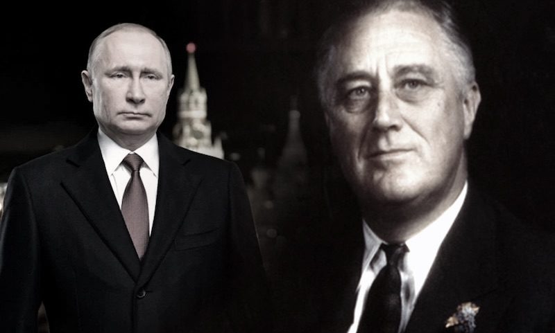 Click to enlarge Putin and FDR