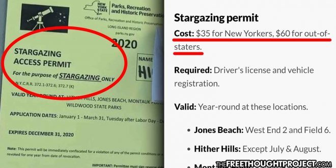 Click to enlarge Stargazing Permit