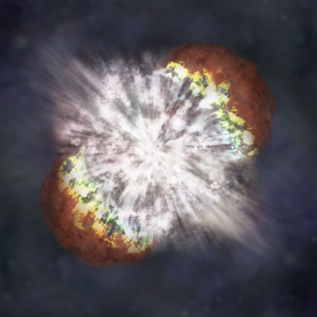 Click to enlarge super-luminous supernova