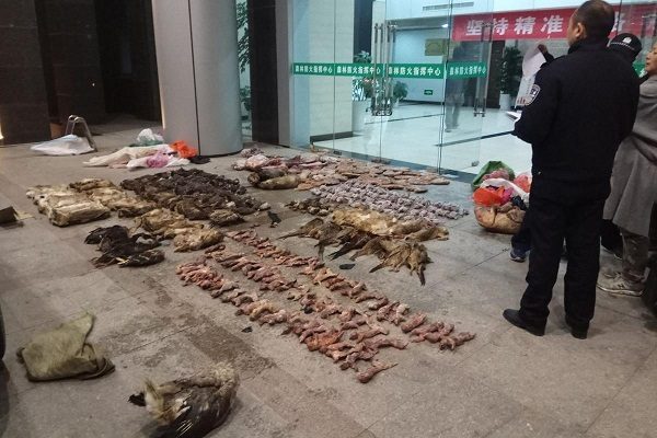 Click to enlarge Dead animal market