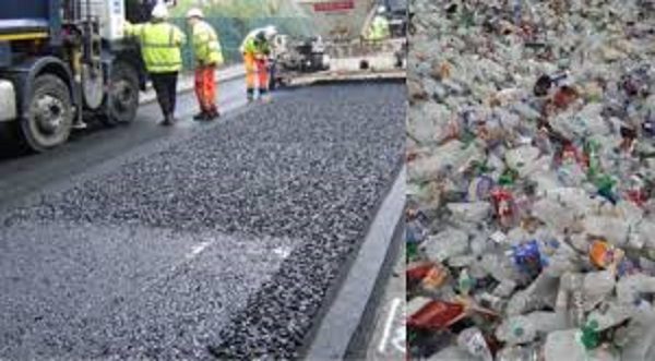 Click to enlarge Roads made with plastic