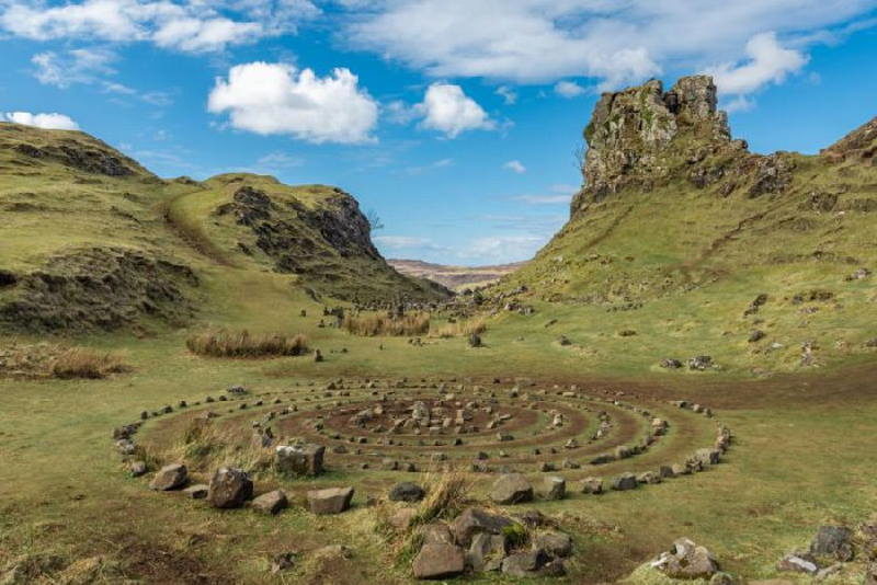 Click to enlarge Fairy Glen Isle of Skye