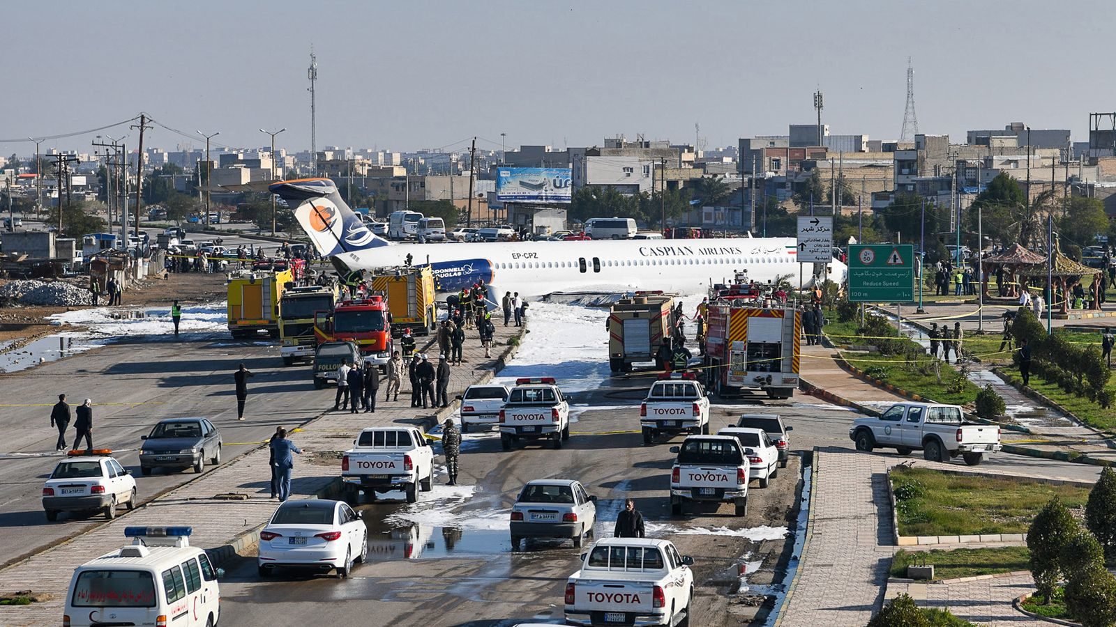 Click to enlarge plane runway iran