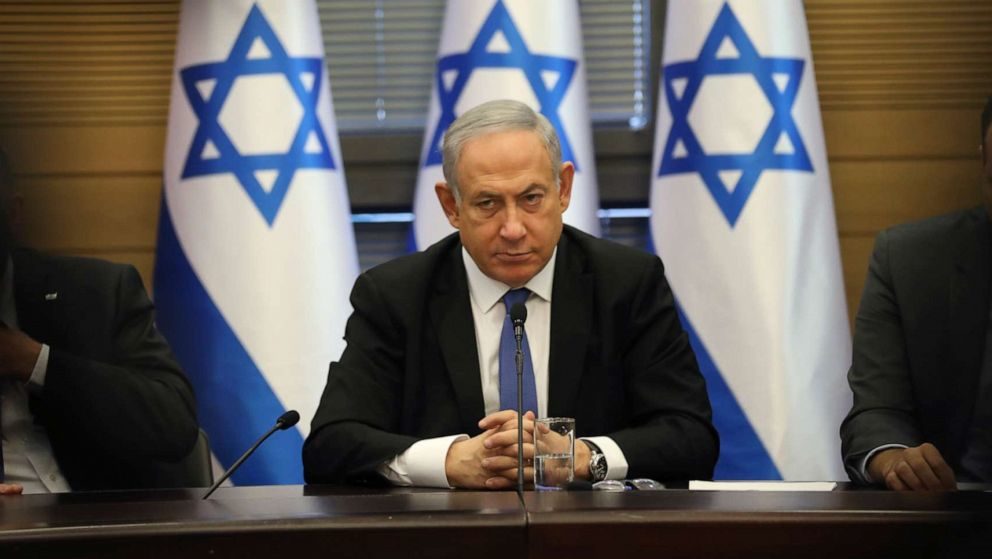 Click to enlarge netanyahu israel flags