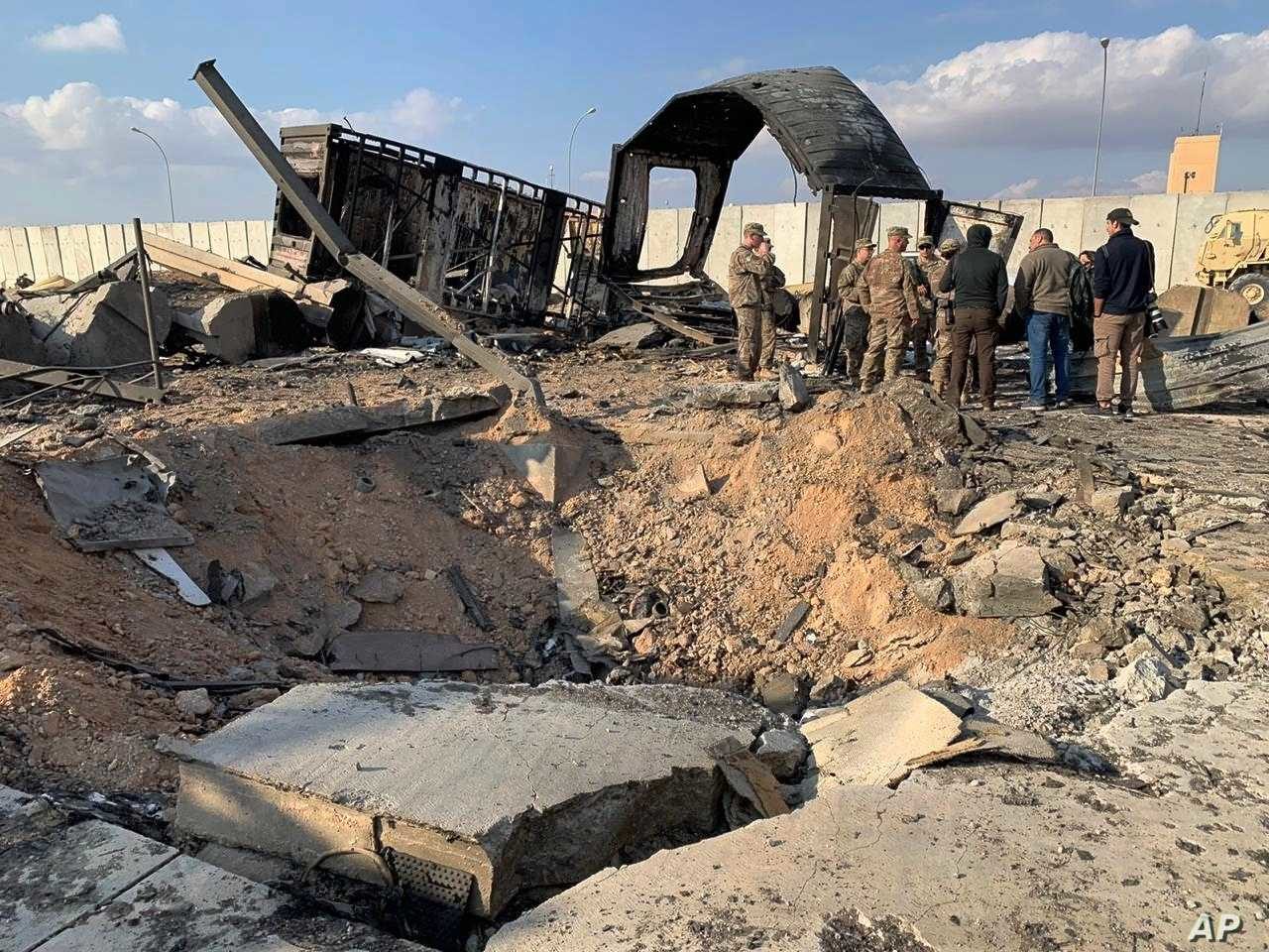 Click to enlarge al-asad airbase iraq iran airstrikes