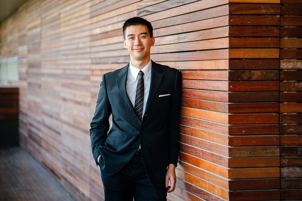 man in suit smiling