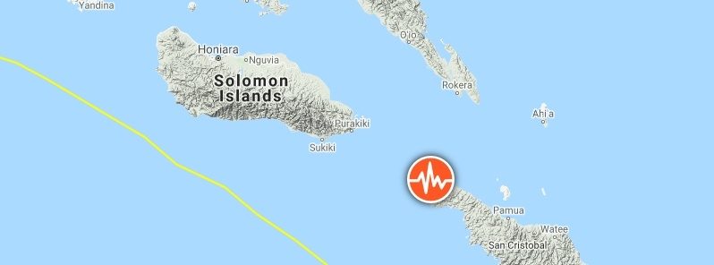 Click to enlarge Soloman Islands earthquake