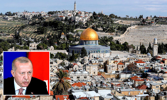 Click to enlarge Erdogan/Dome of the Rock