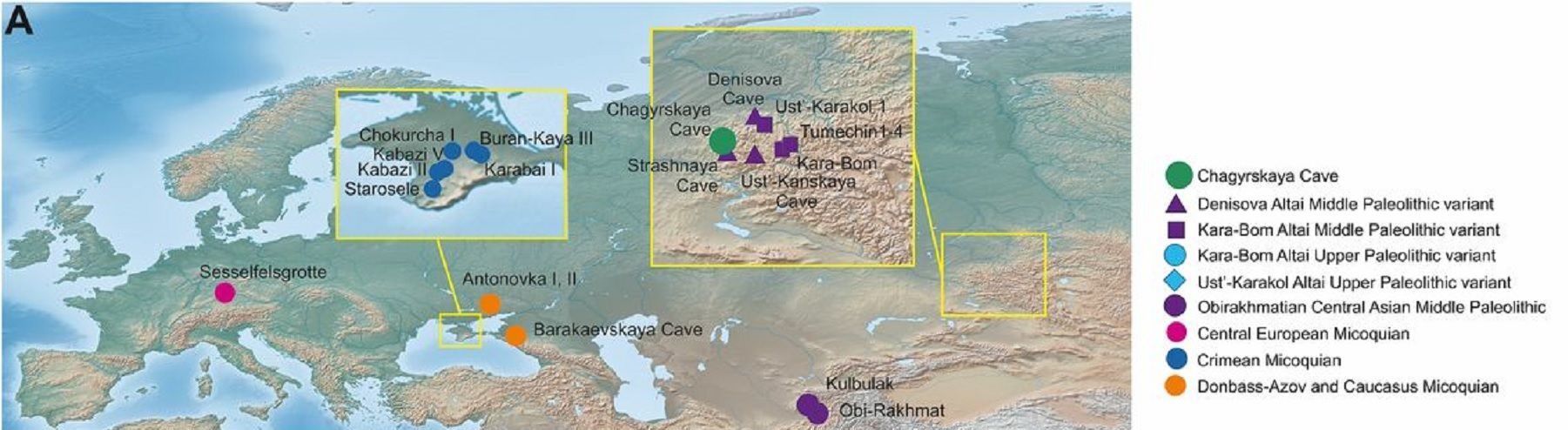 Click to enlarge neanderthals siberian cave