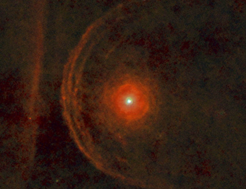 Infrared view of Betelgeuse