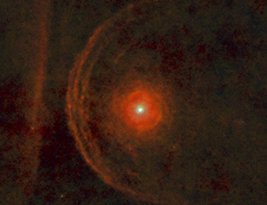 Click to enlarge Infrared view of Betelgeuse