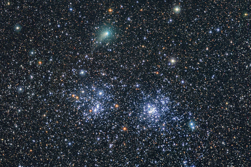 Click to enlarge Comet PanSTARRS (C/2017 T2)