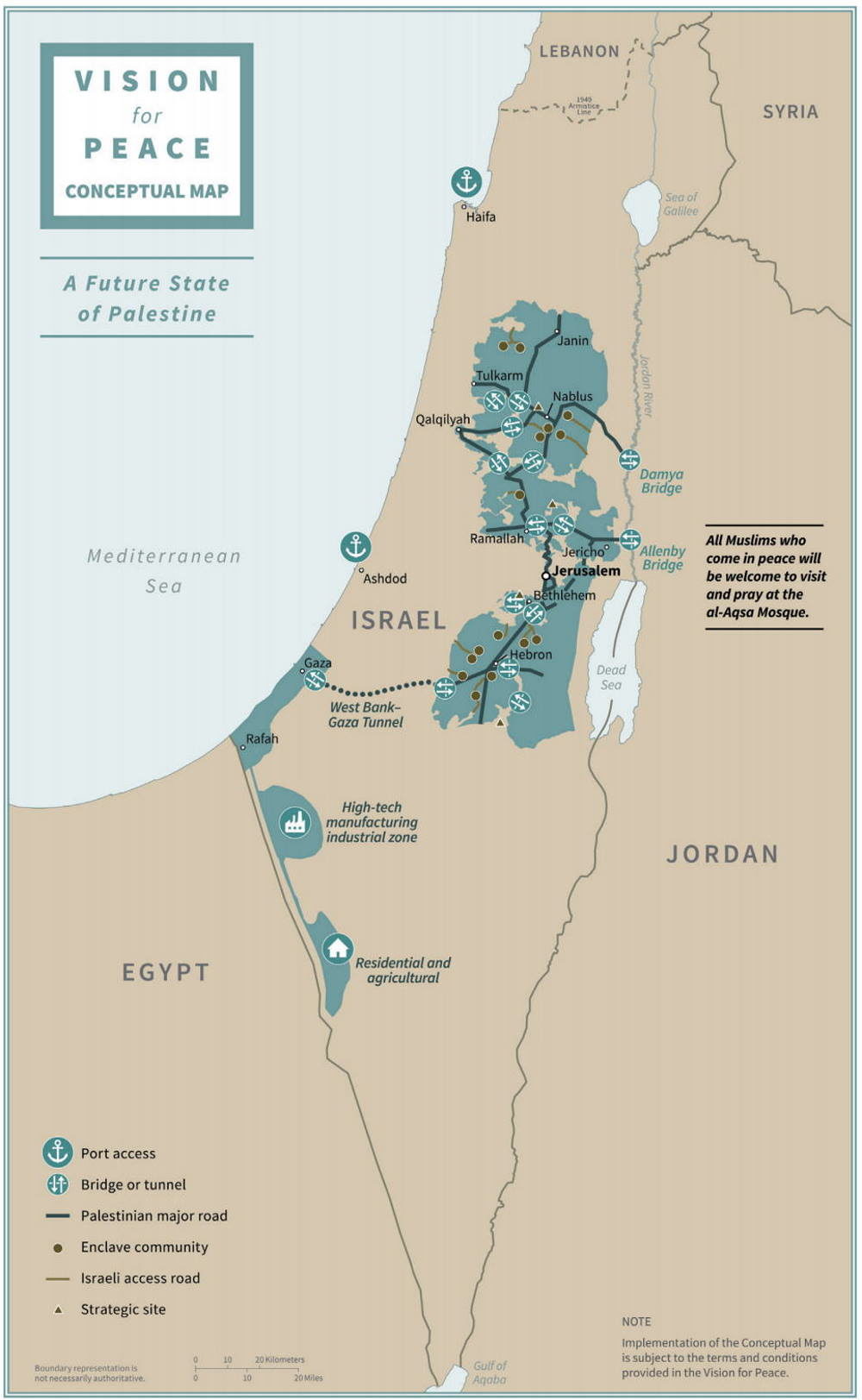 Click to enlarge peace plan deal israel palestine kusner trump