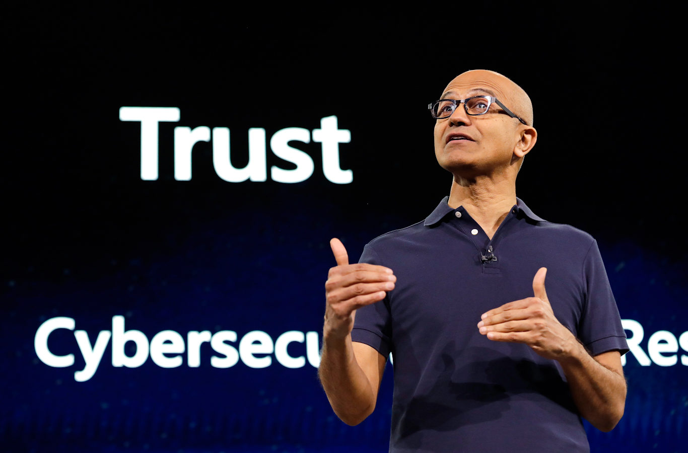 Click to enlarge Microsoft CEO Satya Nadella
