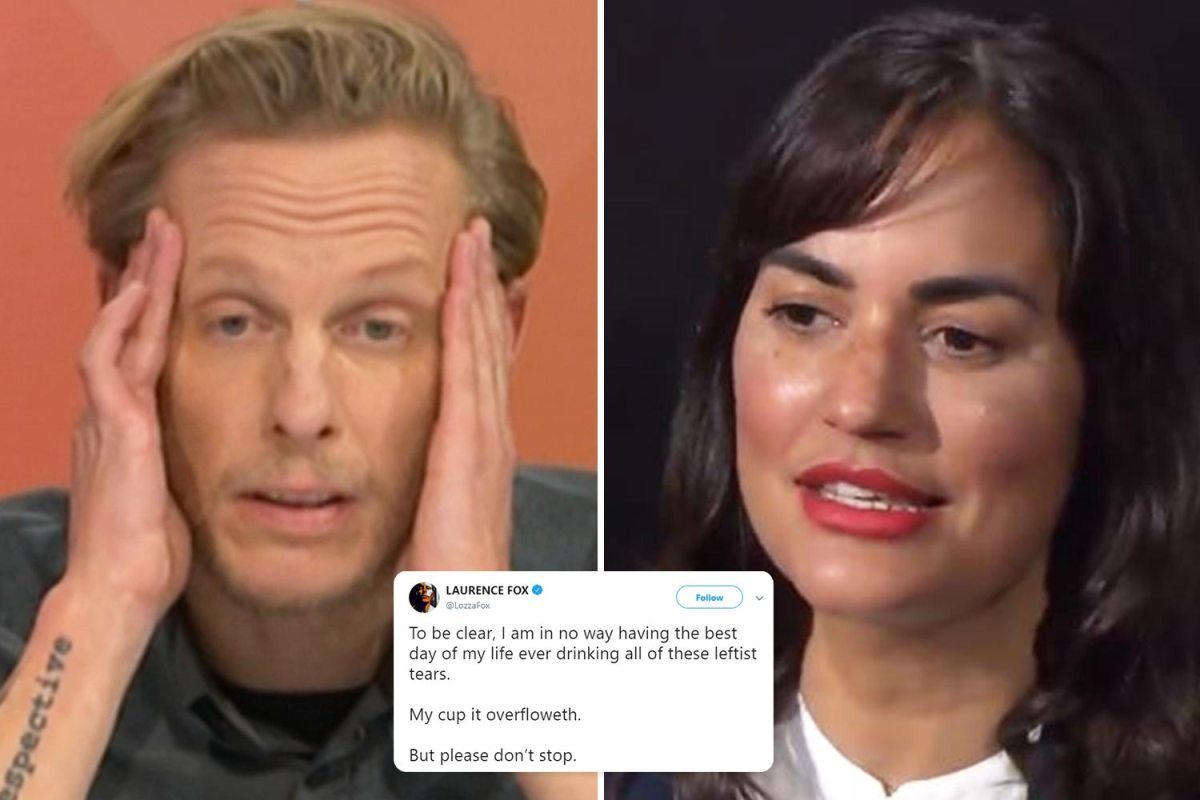 laurence fox woke question time