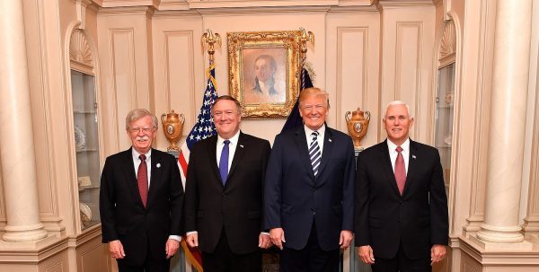 bolton pompeo trump pence
