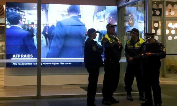 Click to enlarge ABC raid australia