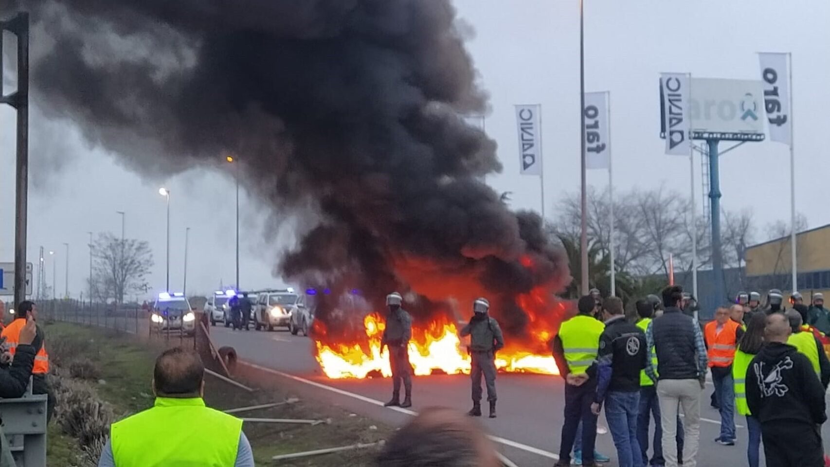 farm protest spain