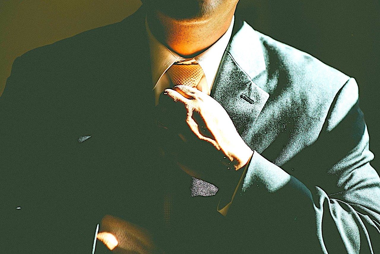 suit and tie