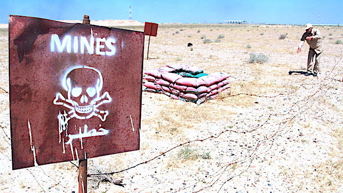 Mines Sign