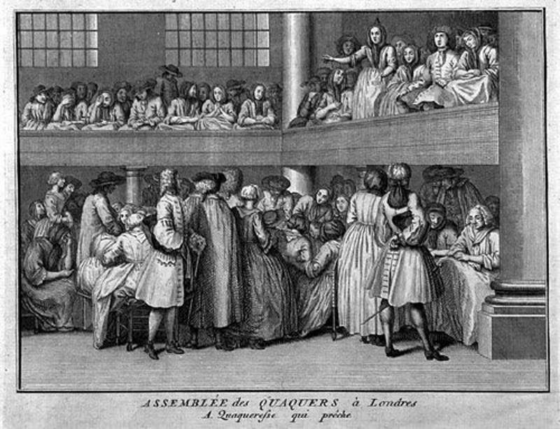 quaker meeting 18 century