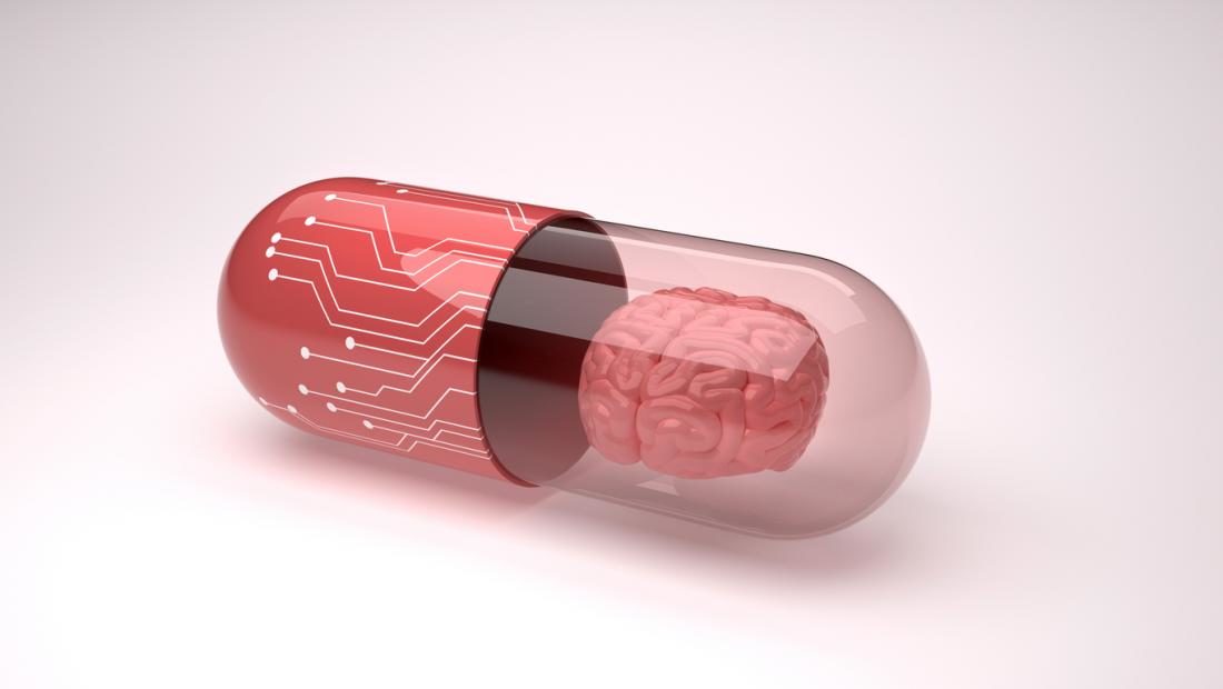 Click to enlarge brain in pill