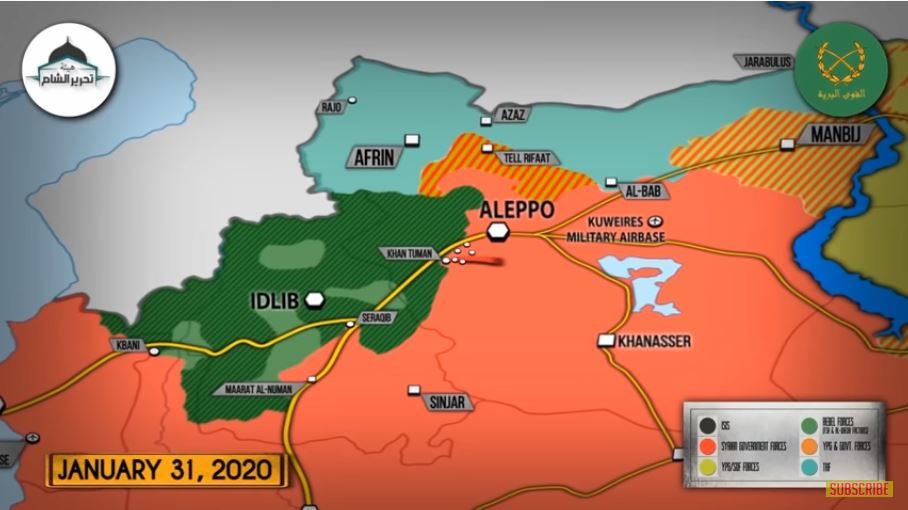 Click to enlarge syrian offensive idlib