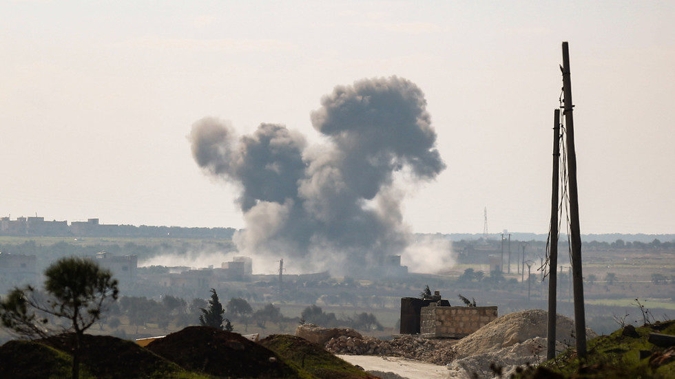 Click to enlarge idlib shelling terrorists sarmin