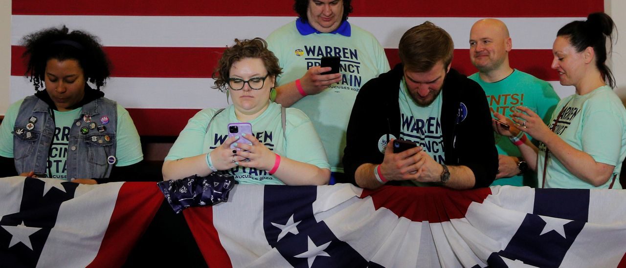 Click to enlarge Iowa democratic caucus voters