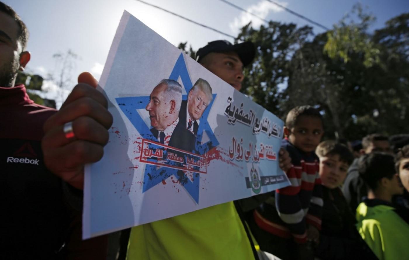 Palestinian protester