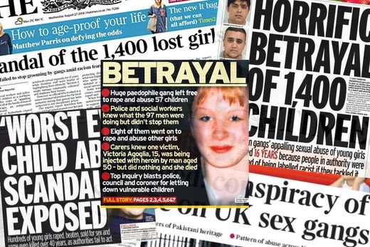 UK paedophile news clippings
