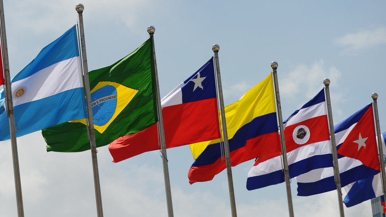Click to enlarge south america flag