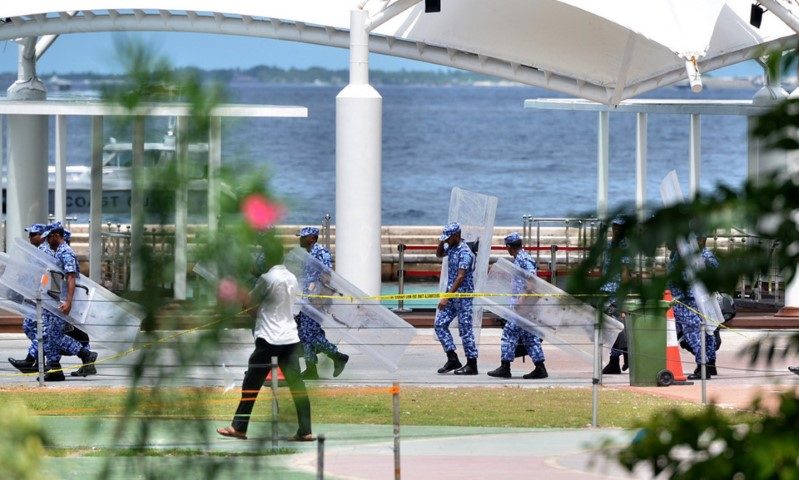 Maldives stabbing