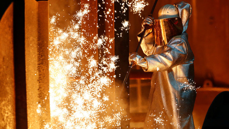 Click to enlarge steel worker