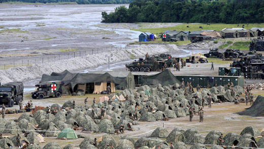 Click to enlarge US military tents
